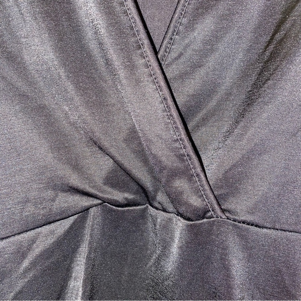 Black Choker Top No Boundaries Side Shirred Club Date Junior Medium Women Small - Picture 6 of 9